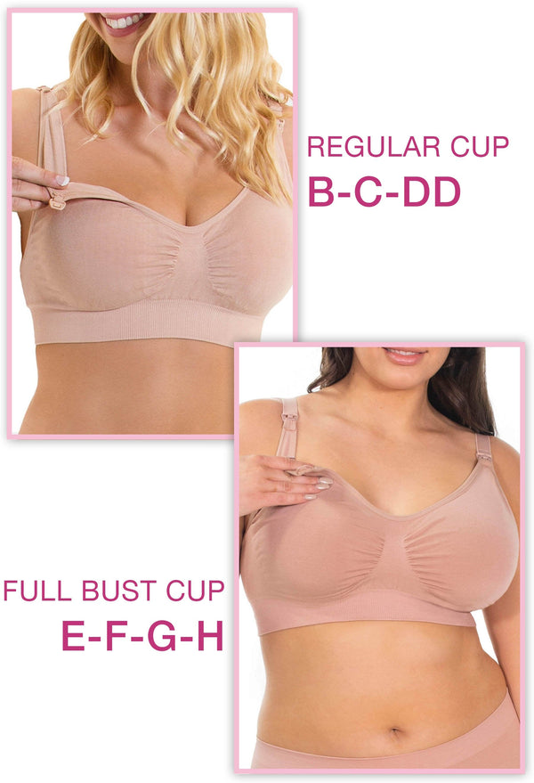 Pacific Blue Bamboo Nursing Bra + High Cut Undies Set With FREE Eco-Friendly Reusable Nursing Pads