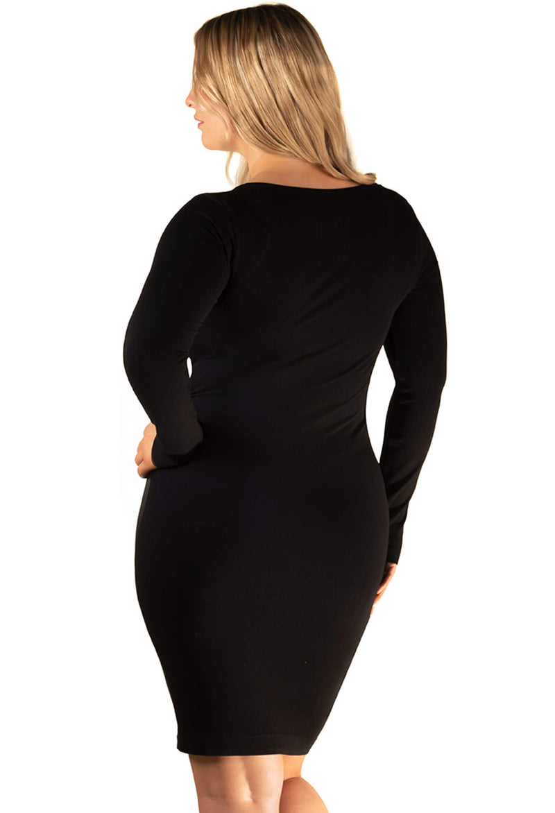 Bamboo Long Sleeve Bodycon Dress