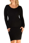 Bamboo Long Sleeve Bodycon Dress