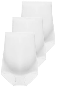 Maternity Underbust Cotton Rich Full Brief - Neutrals 3 Pack