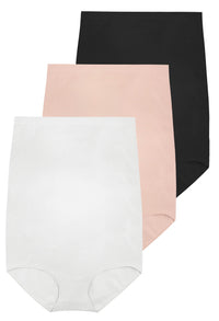 Post Surgery Underbust Comfort Brief | Seamless Cotton Blend - 3 Pack