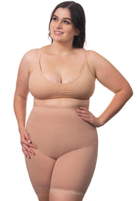 Post Surgery Comfort Long Shorts | Seamless Cotton Blend