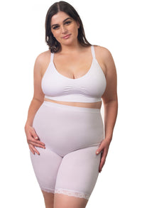 Post Surgery Comfort Long Shorts | Seamless Cotton Blend