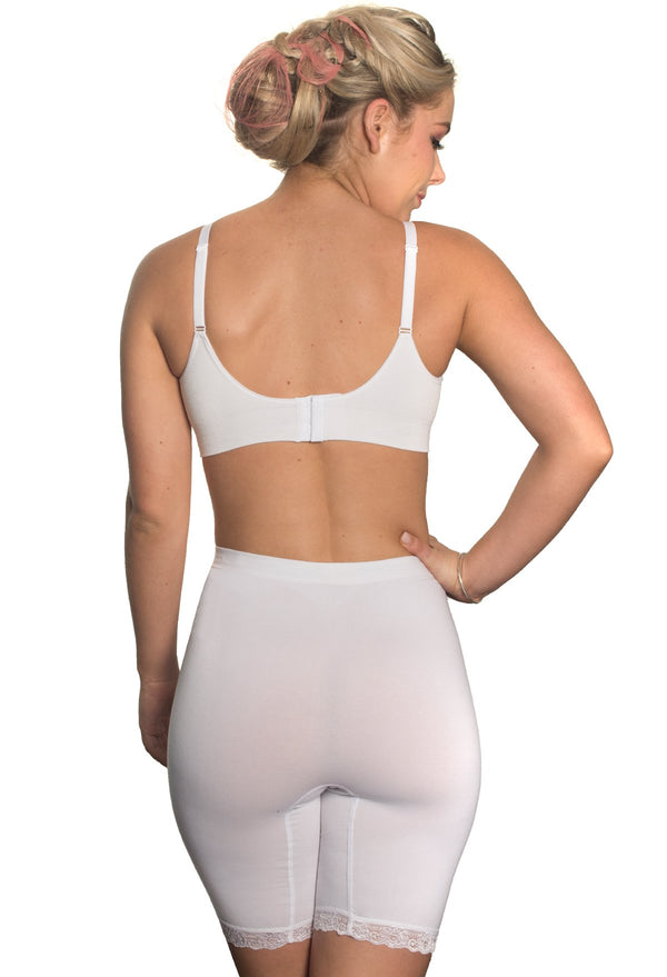 Post Surgery Comfort Long Shorts | Seamless Cotton Blend