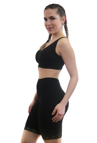 Post Surgery Comfort Long Shorts | Seamless Cotton Blend