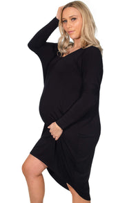 Maternity Bamboo Night Dress - 2 Pack