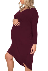 Maternity Bamboo Night Dress - 2 Pack