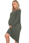 Maternity Bamboo Night Dress - 2 Pack