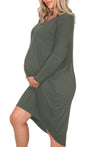 Maternity Bamboo Night Dress - 2 Pack