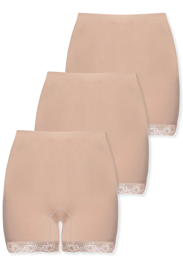 Post Surgery Comfort Shorts - 3 Pack | Seamless Cotton Blend