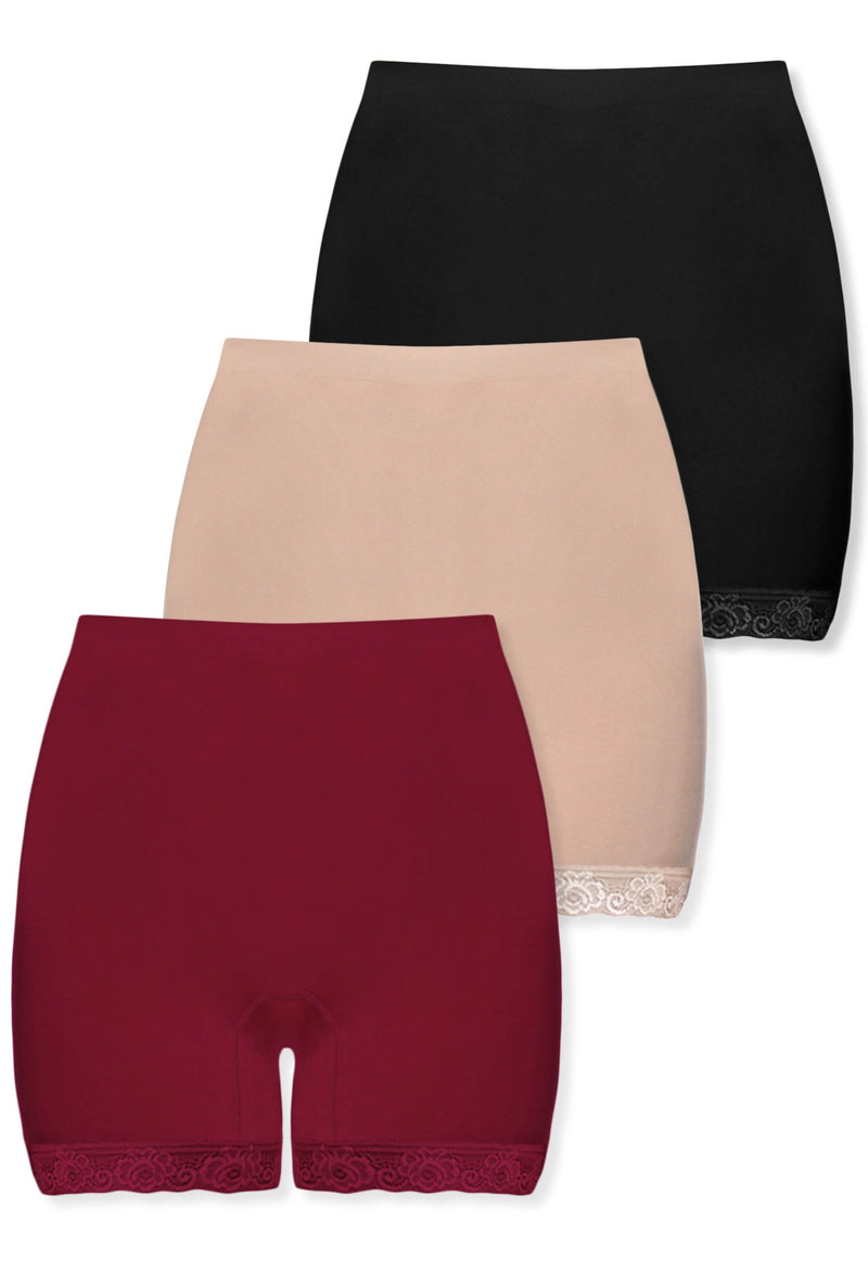 Post Surgery Comfort Shorts - 3 Pack | Seamless Cotton Blend