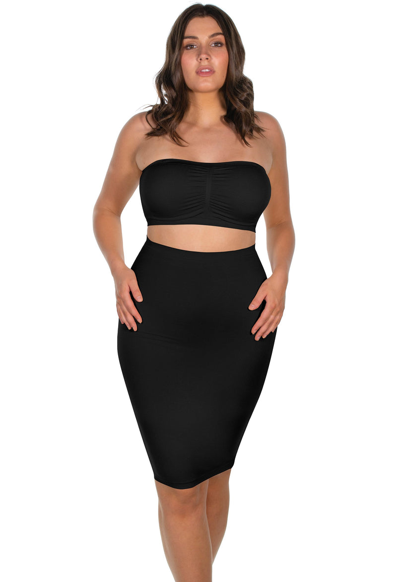 Strapless Mini Slip/Skirt - 3 Pack
