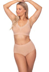 Post Surgery High waist Comfort Brief | Seamless Cotton Blend - 7 Pack