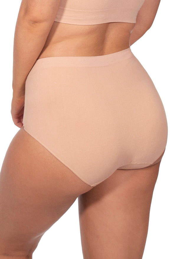Post Surgery High waist Comfort Brief | Seamless Cotton Blend - 7 Pack